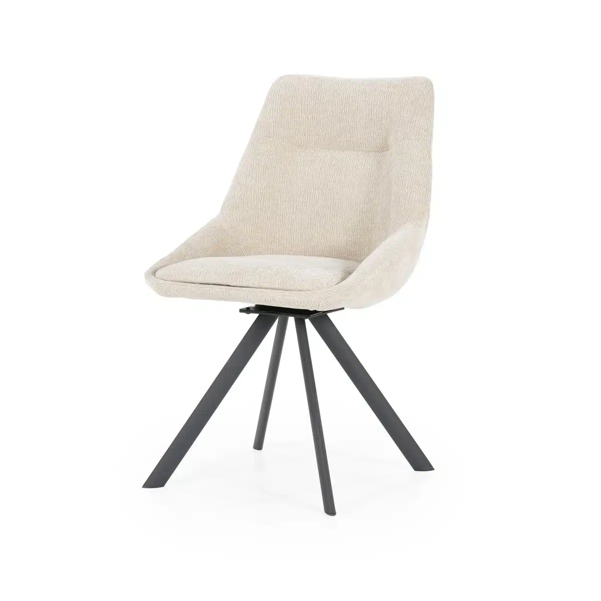 By-Boo eetkamerstoel Bliss taupe (set van 2)
