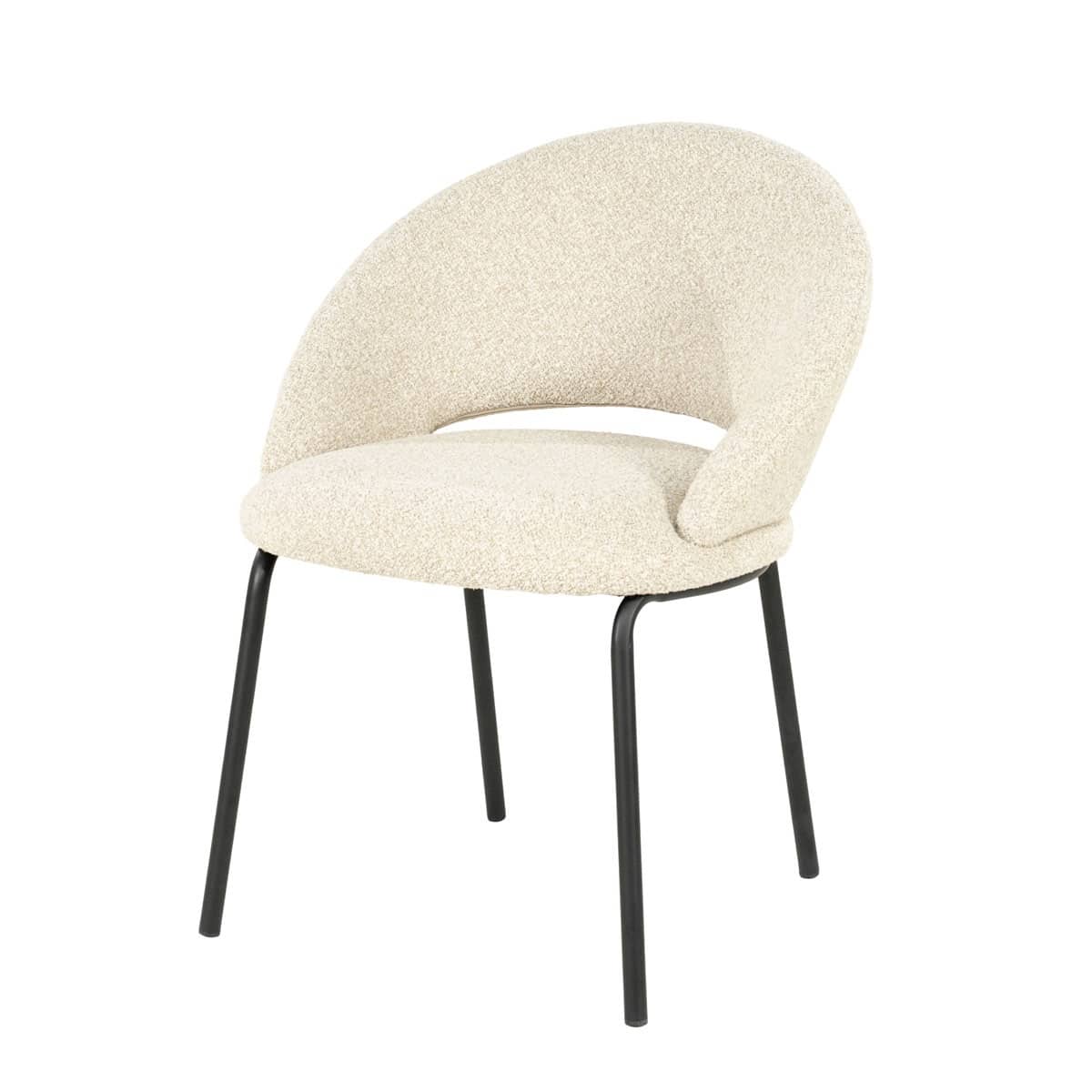 By-Boo eetkamerstoel Nido beige (set van 2)