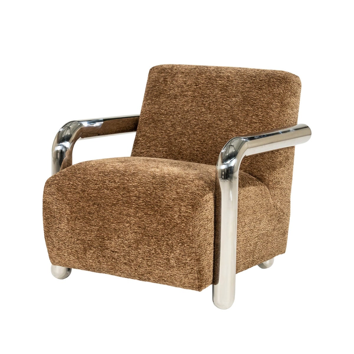 By-Boo fauteuil Chromette met arm bruin