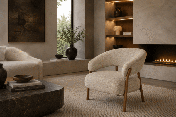 By-Boo fauteuil Sedia met arm bruin