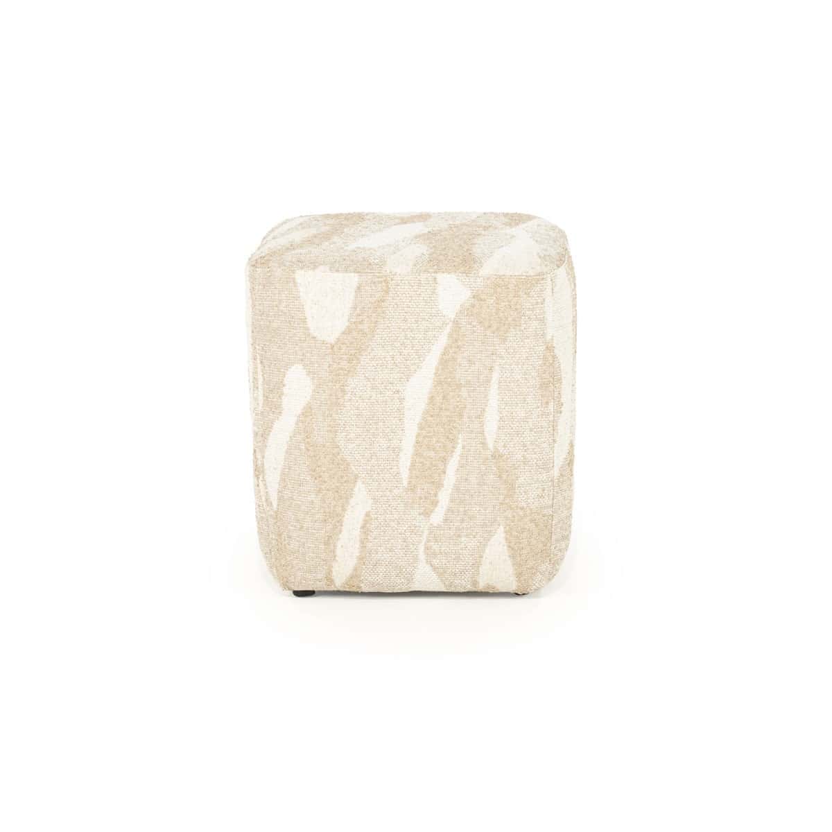 By-Boo poef Rytm klein beige