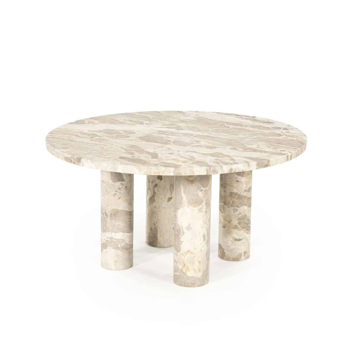 By-Boo salontafel Marmo 70x70x35 cm marmer