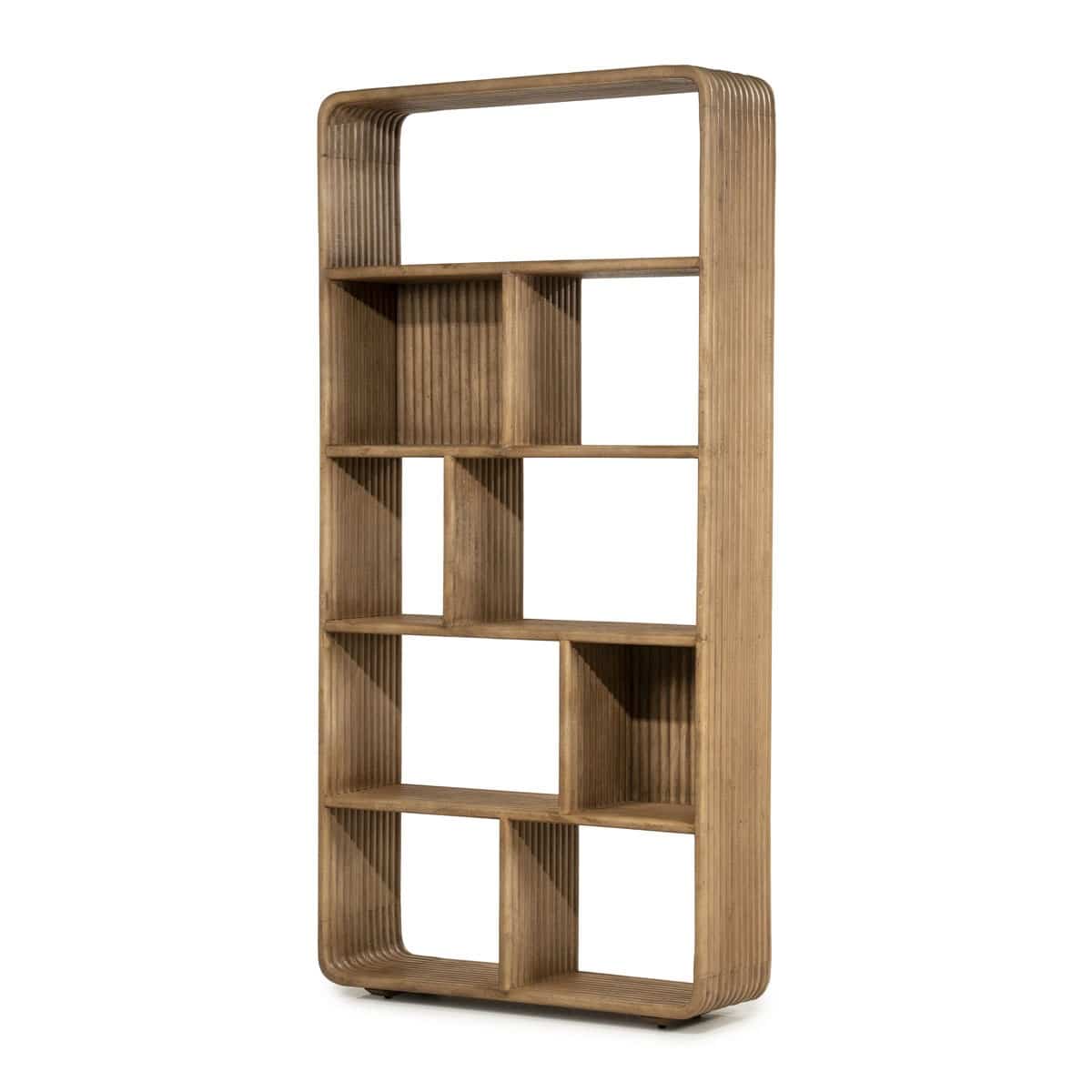 By-Boo wandkast Rigato 100x30x200 cm mangohout