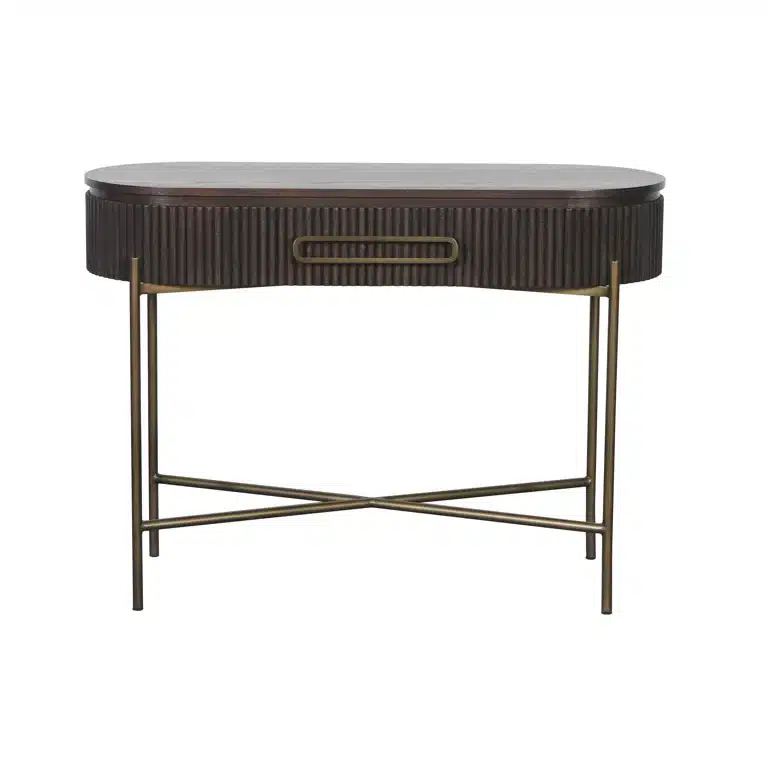 Richmond Interiors wandtafel Luxor 110x40x80 cm eiken