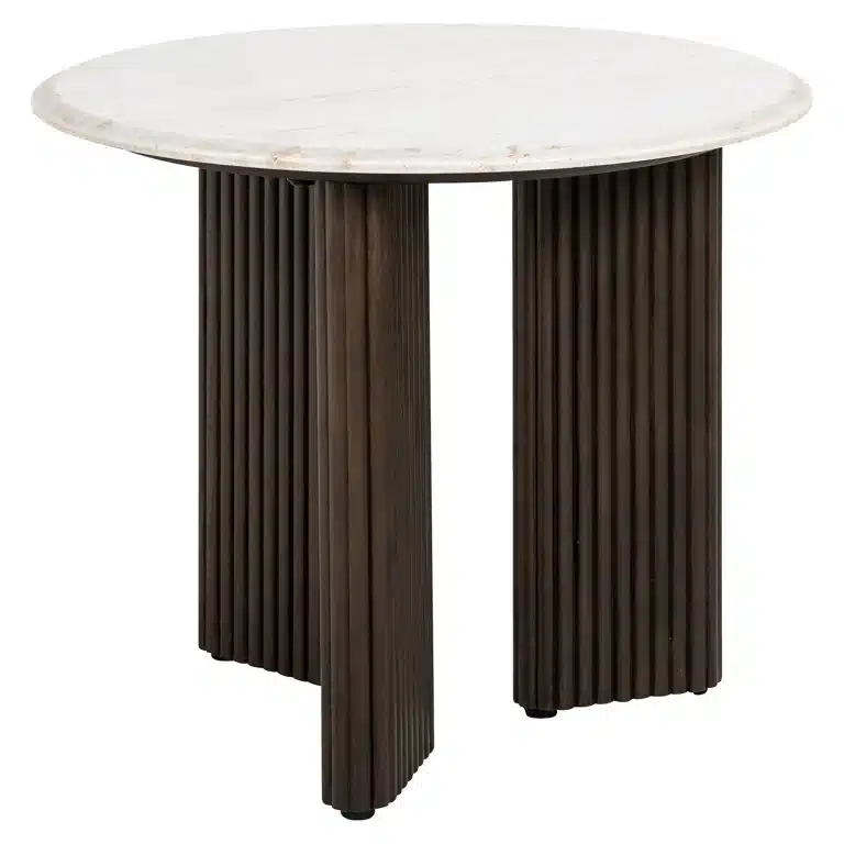 Richmond Interiors bijzettafel Mayfield 55x55x46 cm marmer