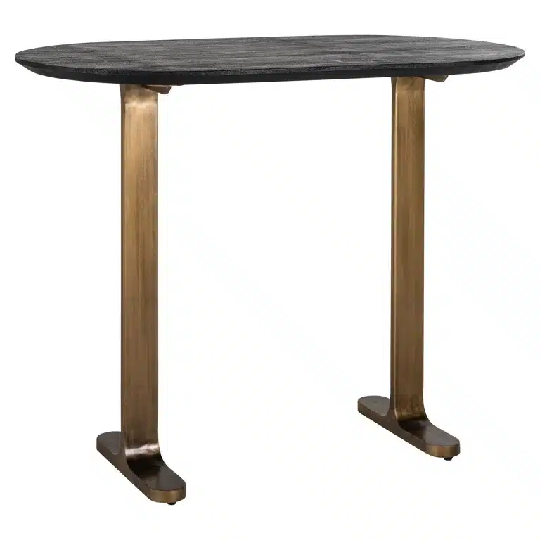 Richmond Interiors bartafel Revelin 140 cm ovaal mangohout