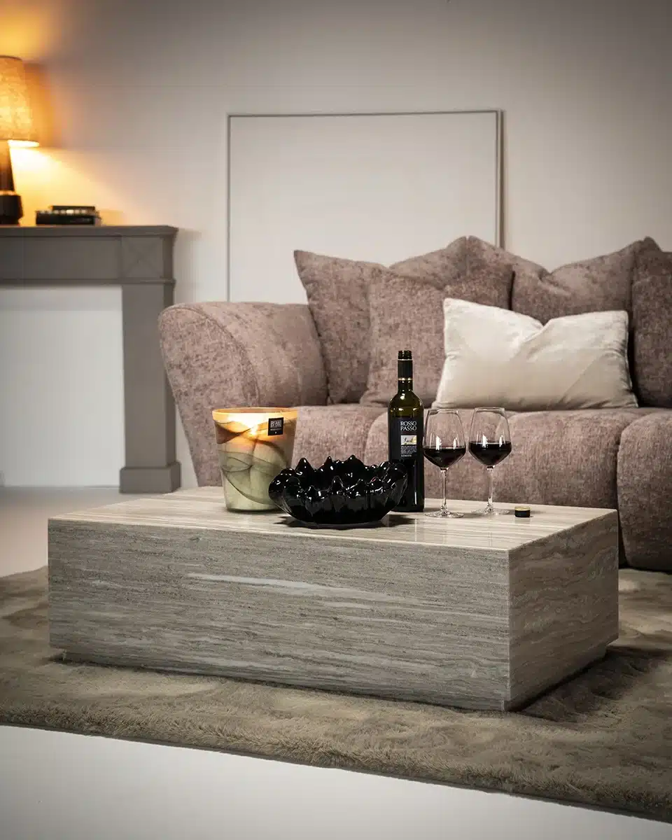 Eleonora salontafel Vince 96,5x56x30,5 cm marmer
