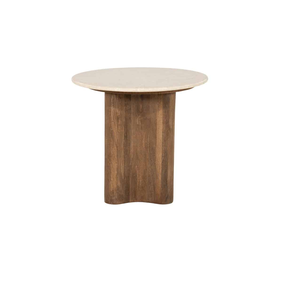 Eleonora bijzettafel Bodhi 50x50x45 cm marmer