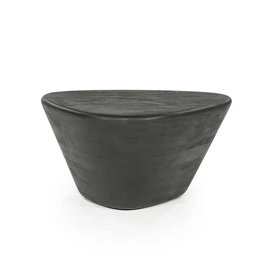 Eleonora bijzettafel Mila 70x53x35 cm mangohout zwart