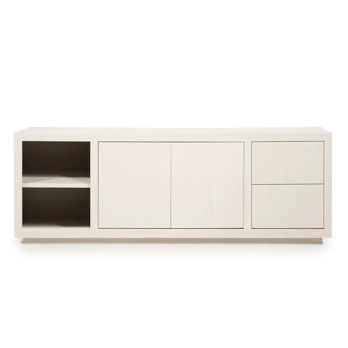 Eleonora dressoir Helsinki 200x42x70 cm eiken taupe