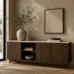 Eleonora dressoir Lio 200x41x75 cm travertin