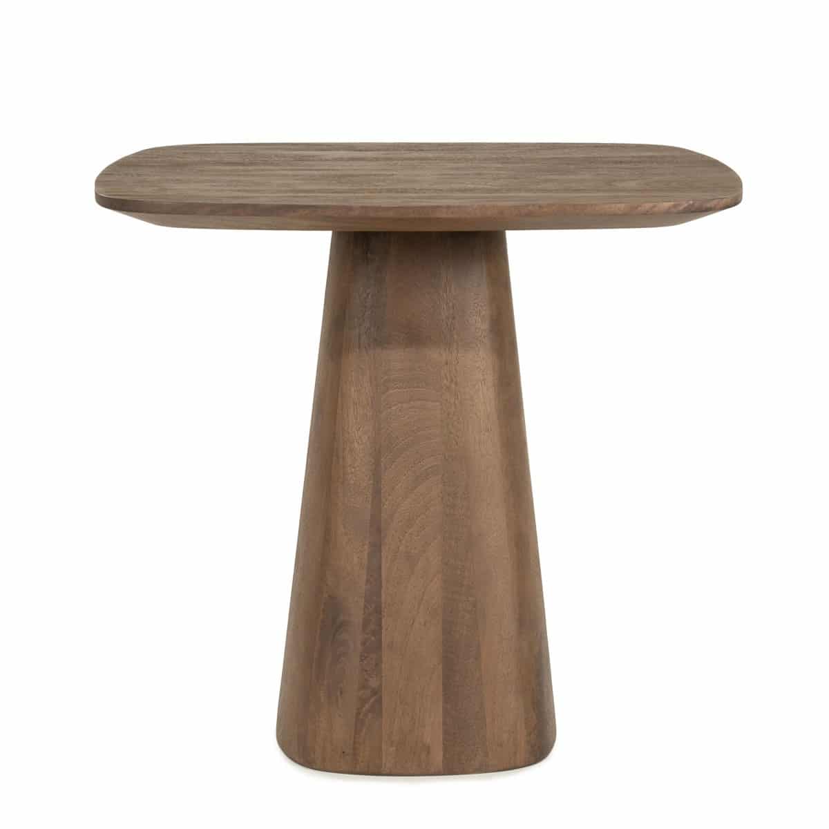 Eleonora eettafel Aron 80x80x76 cm donkerbruin mangohout