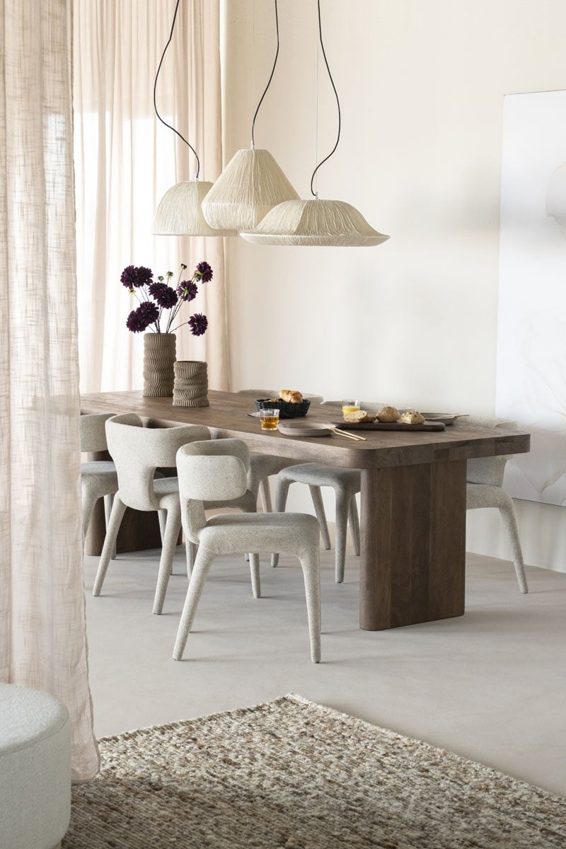 Eleonora eettafel Edward 240x100x76 cm mangohout