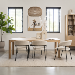 Eleonora eettafel Harvey 200x100x76 cm naturel eiken