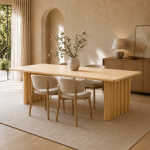 Eleonora eettafel Jake 180x100x79 cm eiken naturel