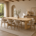 Eleonora eettafel Jake 300x100x79 cm eiken naturel