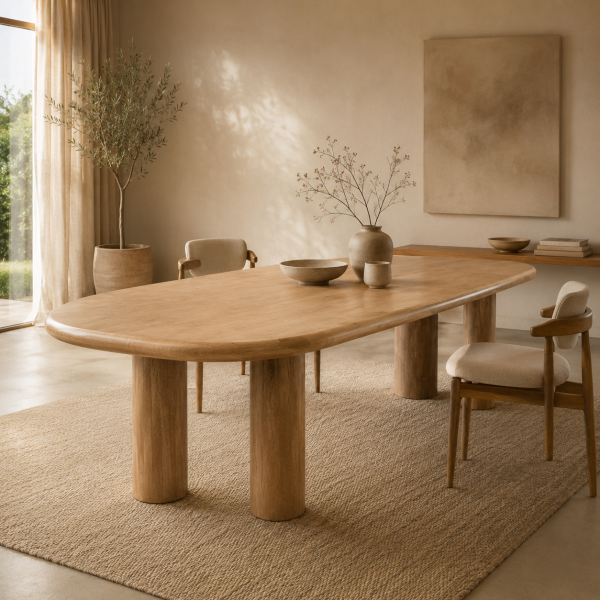 Eleonora eettafel Nigel 300x120x76 cm mangohout