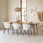 Eleonora eettafel Tabassum 260x100x78 cm gerecycled teak