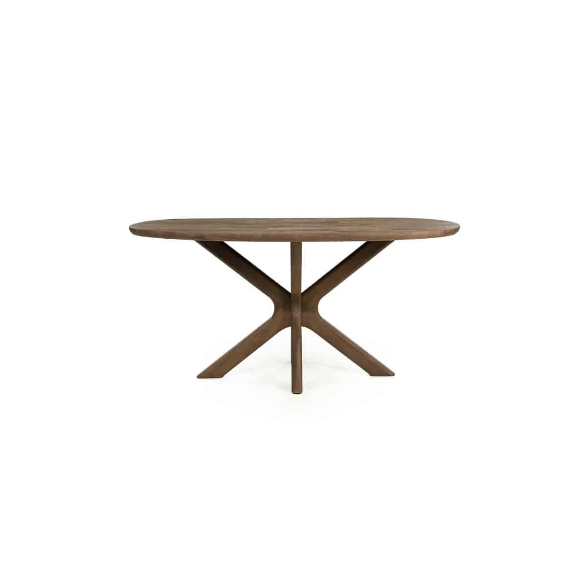 Eleonora eettafel Tycho 160x110x77 cm mangohout lichtbruin
