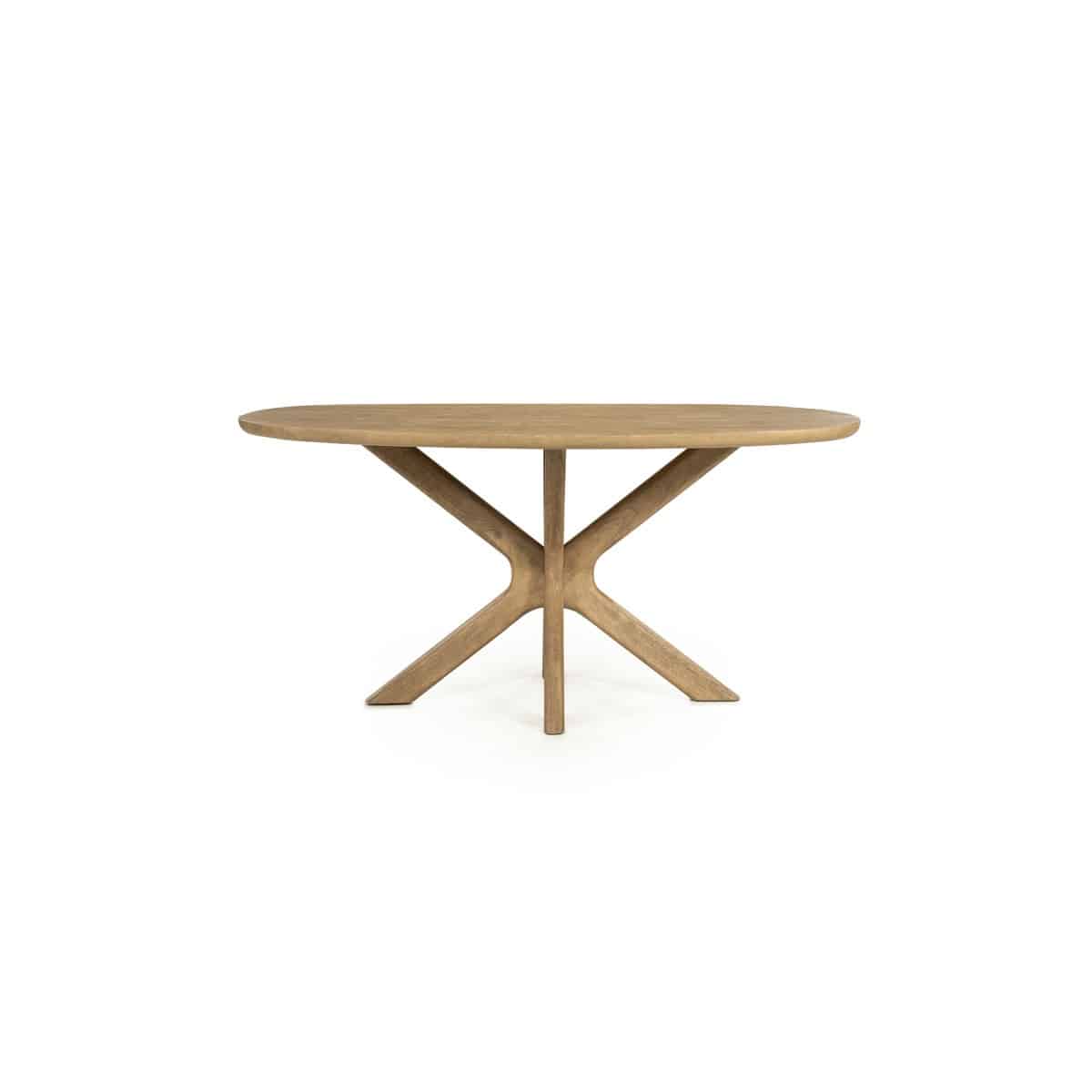 Eleonora eettafel Tycho 160x110x77 cm mangohout naturel