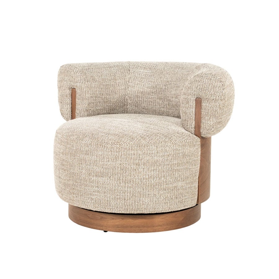 Eleonora fauteuil Nila met arm taupe