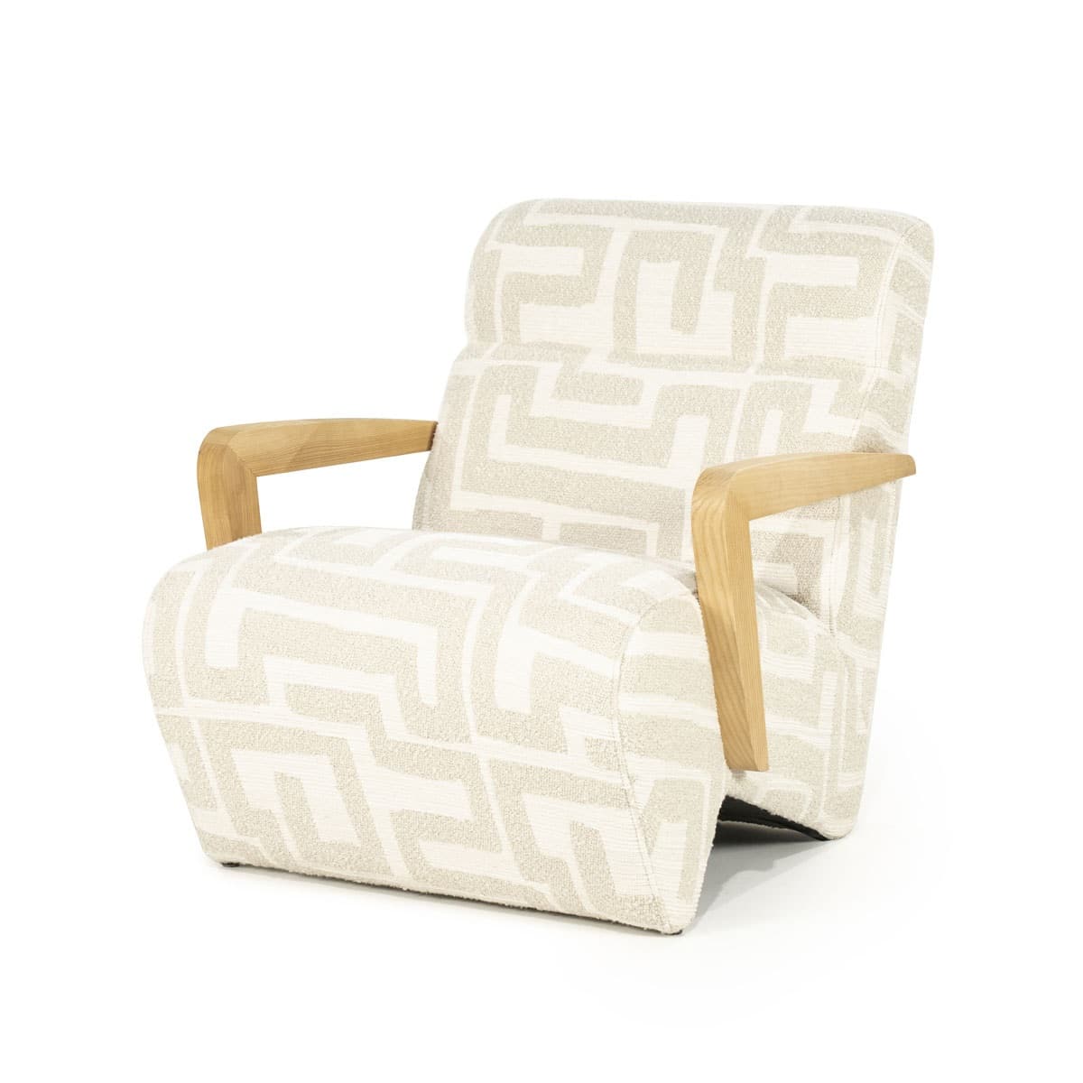 Eleonora fauteuil Olek met arm beige libre