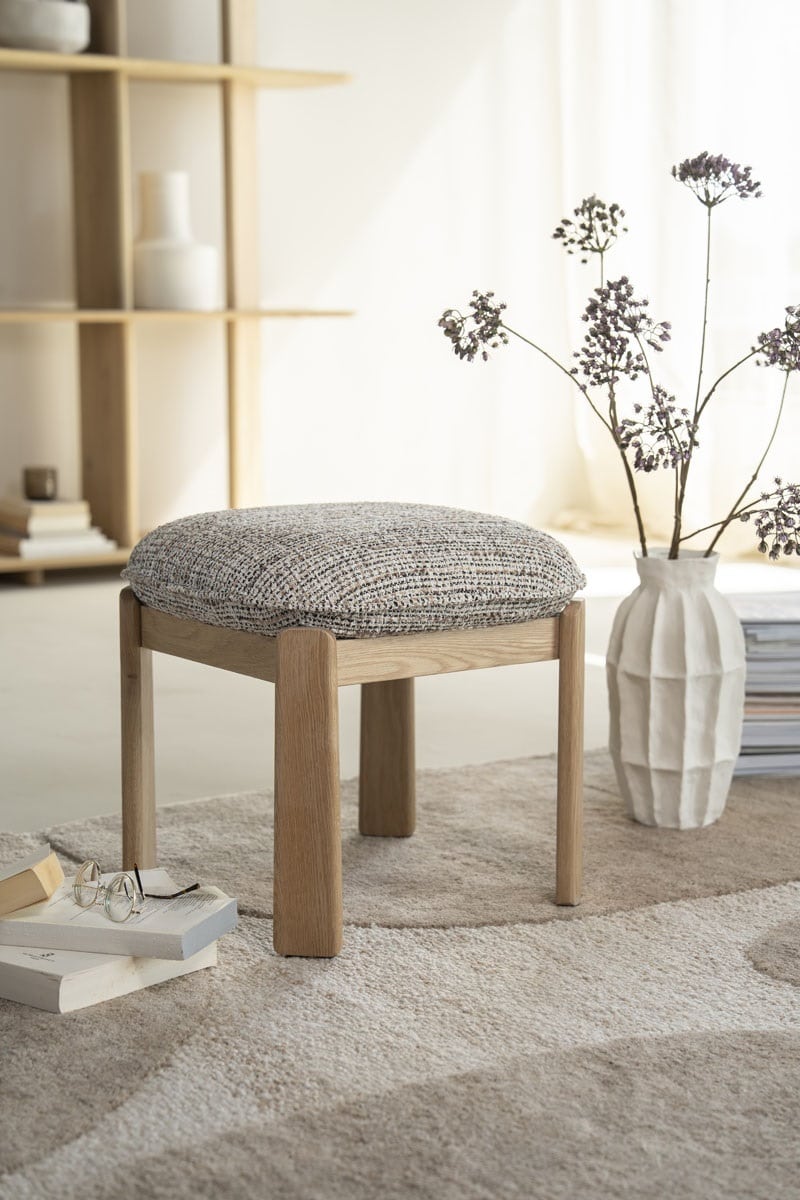 Eleonora kruk Lottie 48x48x45 cm taupe