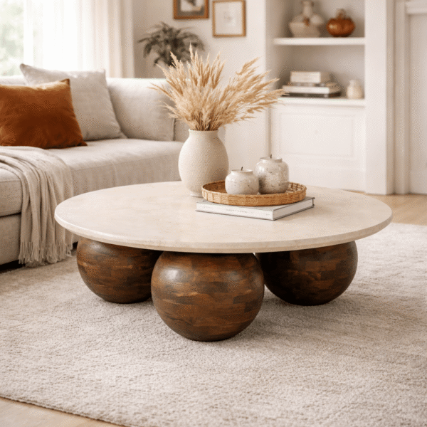 Eleonora salontafel Babs 89x89x30 cm marmer