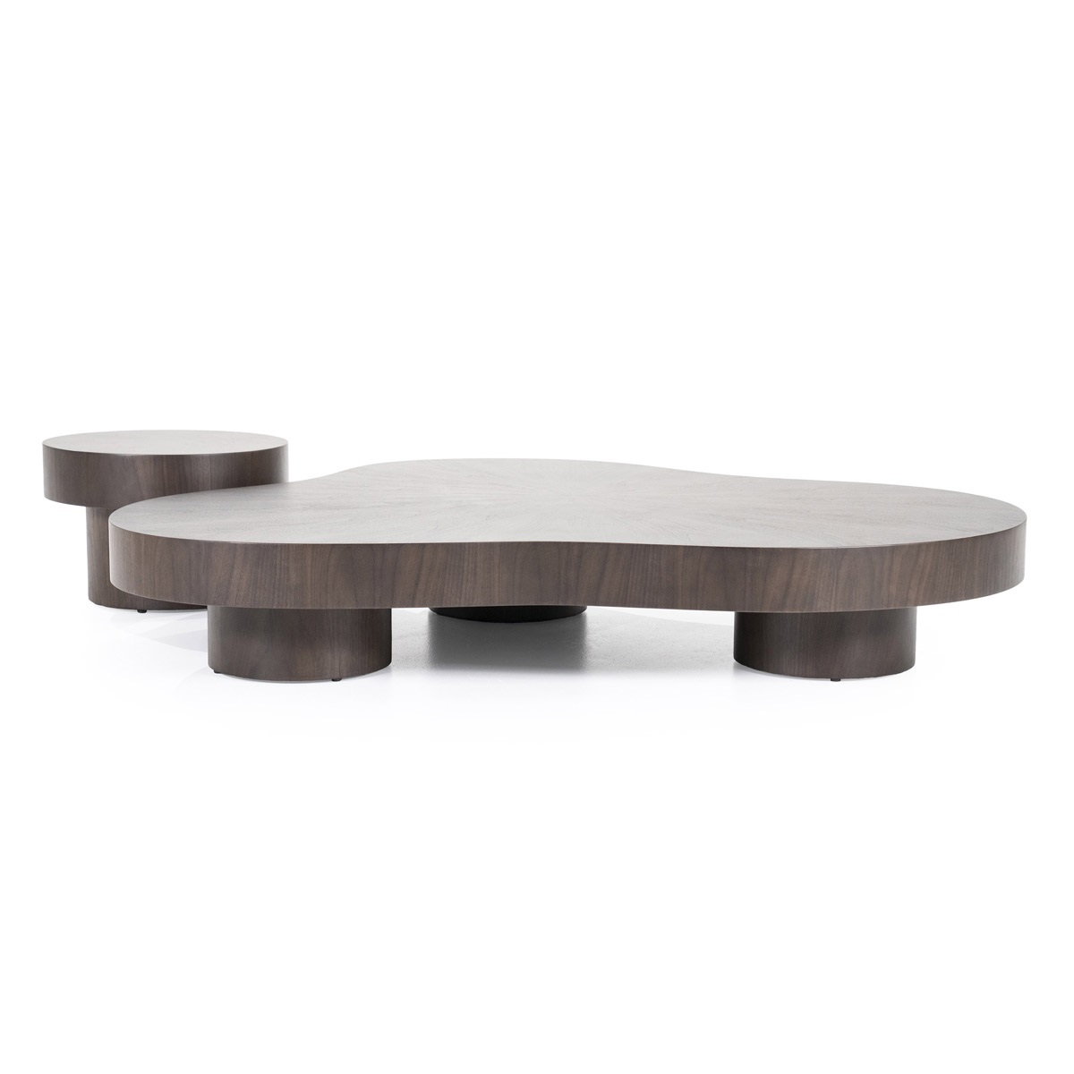 Eleonora salontafel Bobbie 150x110x25 cm walnoot