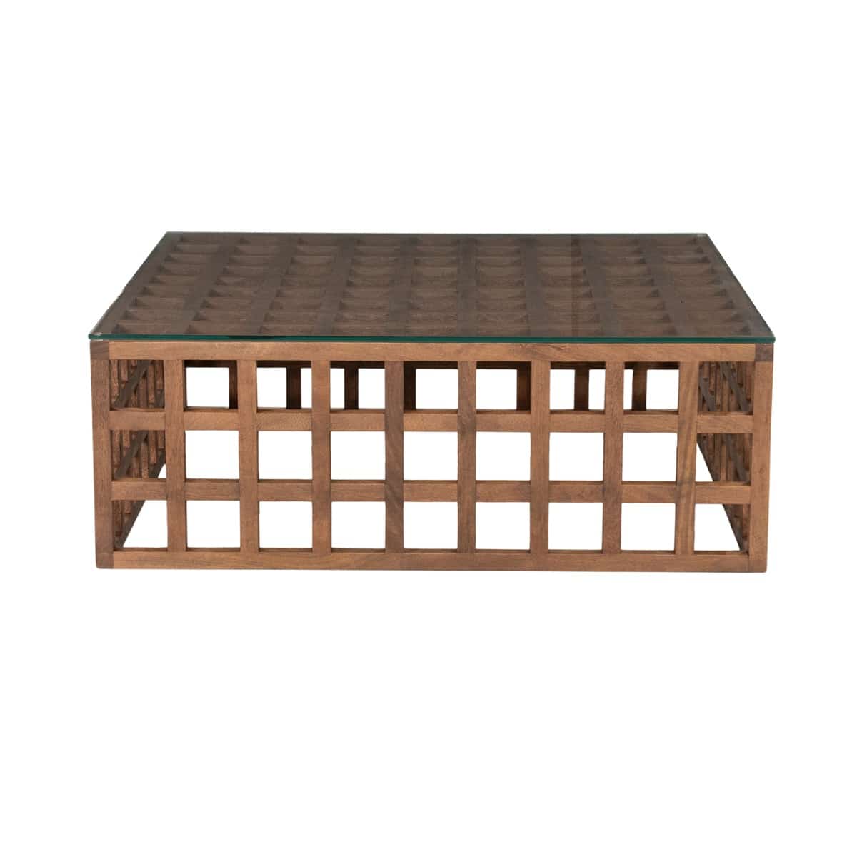 Eleonora salontafel Heras 90x90x32 cm glas
