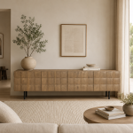 Eleonora tv meubel Felix 210x50x140 cm mangohout