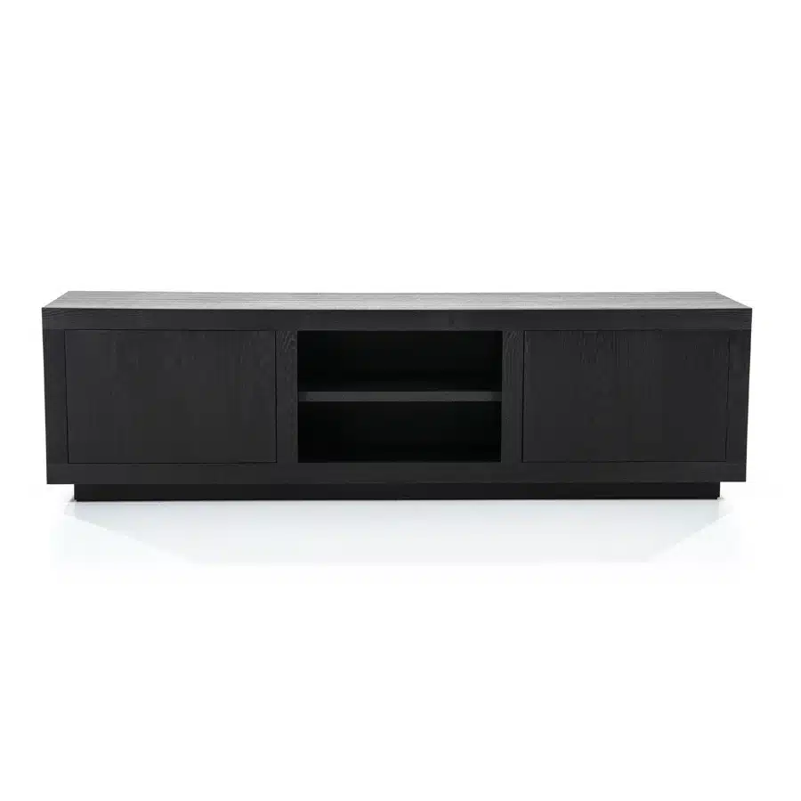 Eleonora tv meubel Helsinki 160x42x45 cm eiken zwart
