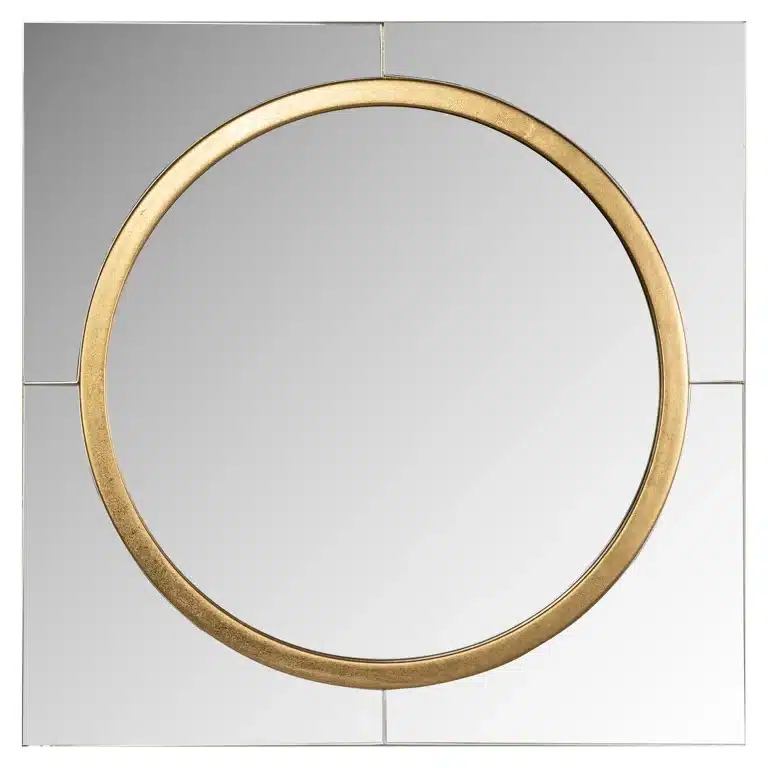 Richmond Interiors spiegel Briana 51x2x51 cm goud