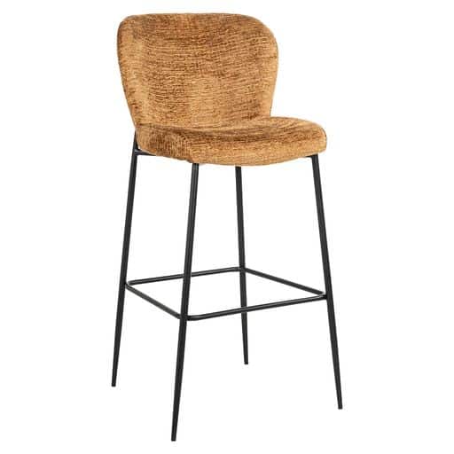 Richmond Interiors barstoel Darby hoog cognac