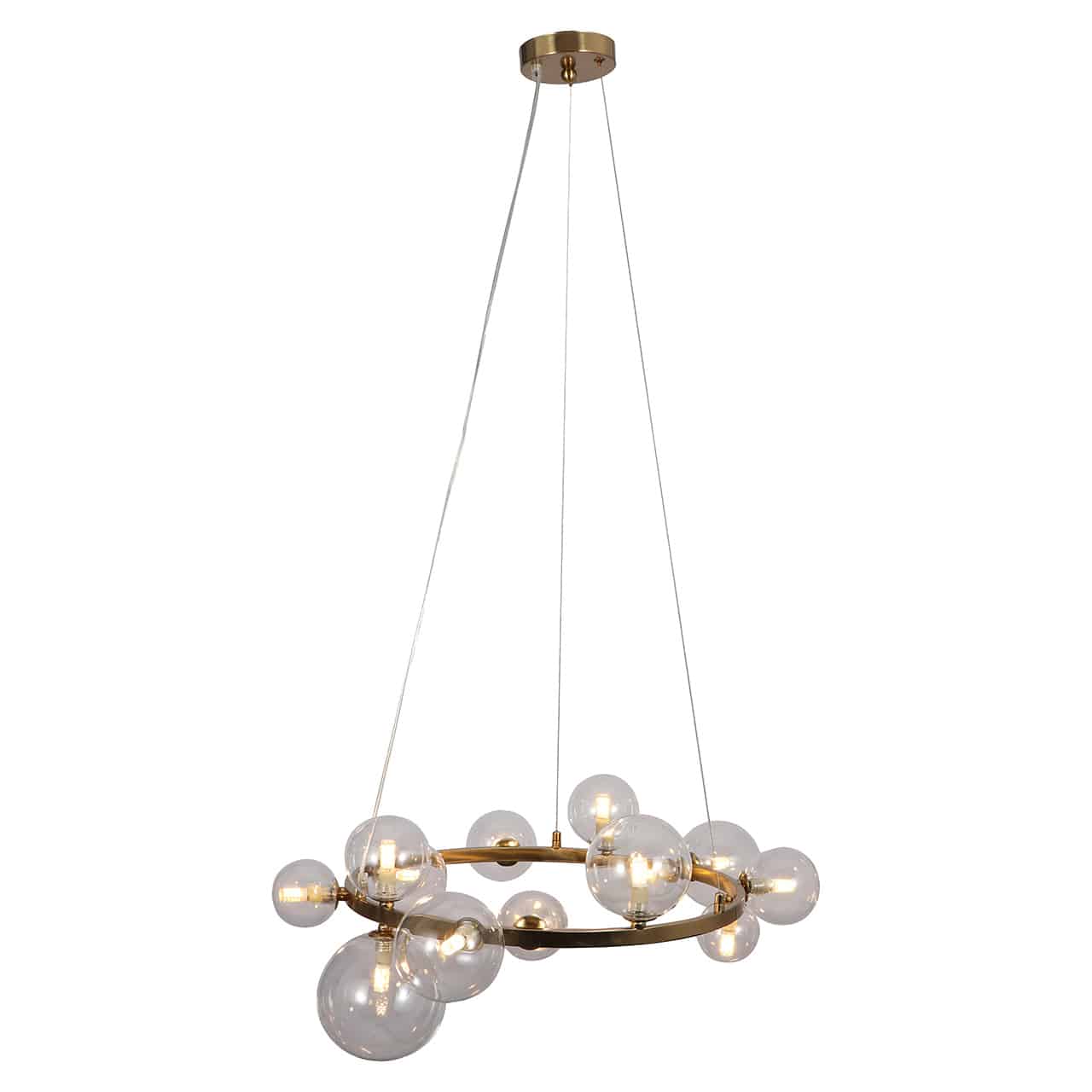 Richmond Interiors hanglamp Yosie glas
