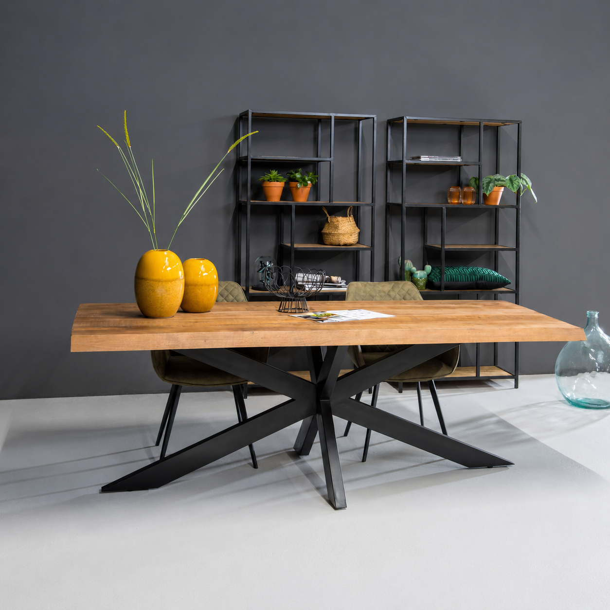 Livingfurn Eetkamertafels Nairobi Tree Top Spider 200cm