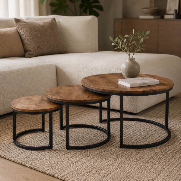 Livingfurn salontafel Brix Jerrel Set of 3