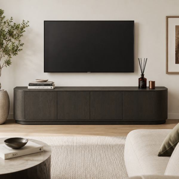 Livingfurn tv meubel Novero Espresso 220cm