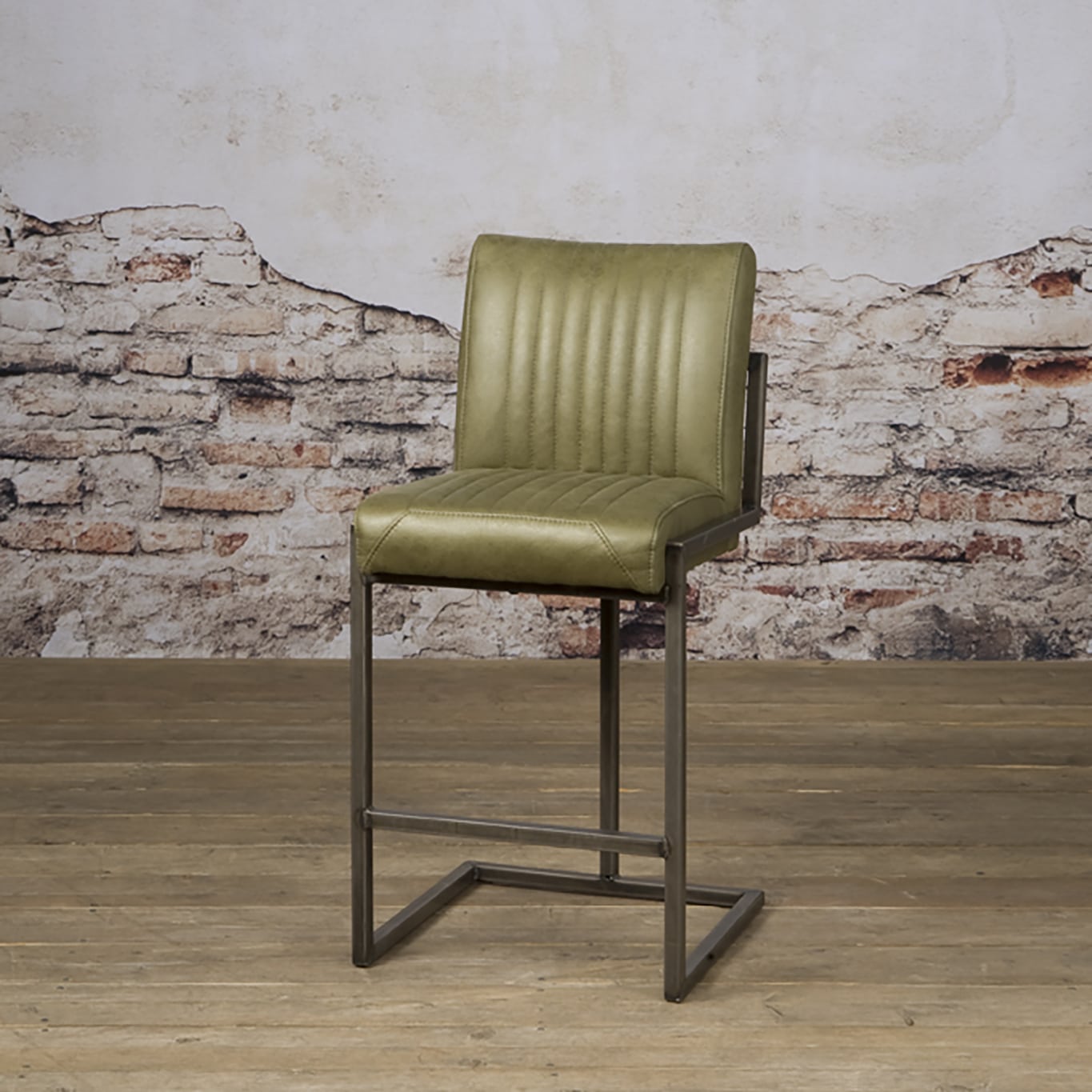 Tower Living barstoel Ferro groen
