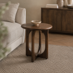 Nijwie MySons Bijzettafel Ø50, H55, Mango Brown Walnut - Zodiac Collection