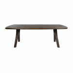 Nijwie MySons Eetkamertafel 200, langwerpig met ronde hoeken, Mango Espresso Brown - Addo Table Collection