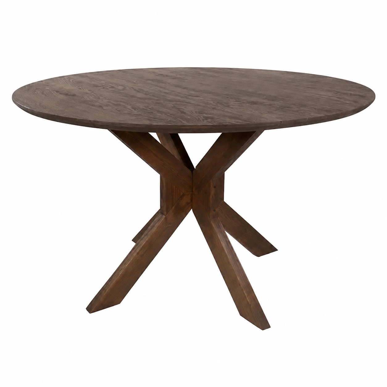 Nijwie MySons Eetkamertafel Ø130, Acacia Marron Brown - Gemini Table Collection