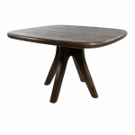 Nijwie MySons Eetkamertafel stuiver vorm 120, Mango Espresso Brown - Addo Table Collection