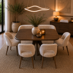 Nijwie MySons Eetkamertafel stuiver vorm 120, Mango Espresso Brown - Addo Table Collection