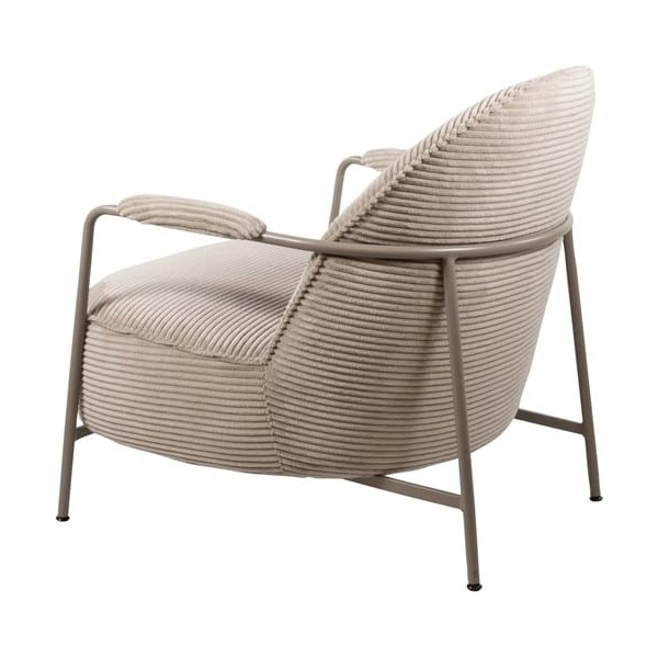 Nijwie MySons Elton fauteuil - Sand Frame - Rib - Sand - Unique Collection