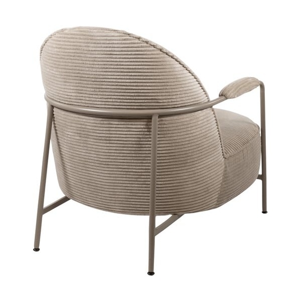 Nijwie MySons Elton fauteuil - Sand Frame - Rib - Sand - Unique Collection