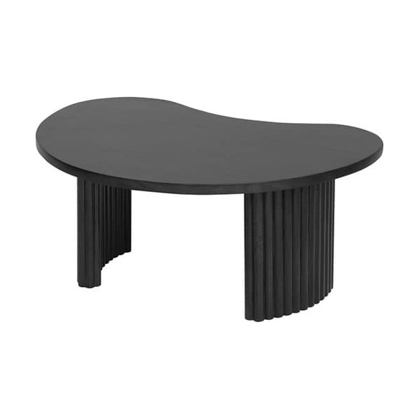 Nijwie MySons Firenze salontafel 85, boon vorm, Black - Mix & Match Collection