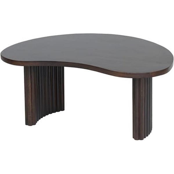 Nijwie MySons Firenze salontafel 85, boon vorm, Mango Brown Walnut - Mix & Match Collection