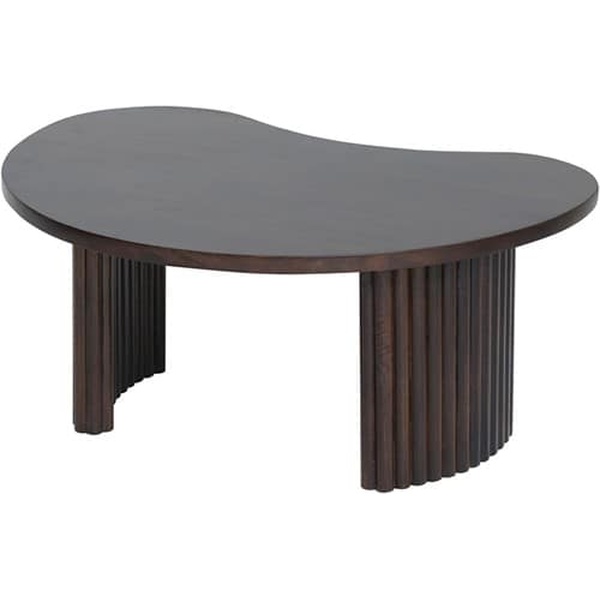 Nijwie MySons Firenze salontafel 85, boon vorm, Mango Brown Walnut - Mix & Match Collection