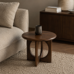 Nijwie MySons Salontafel Ø60, H46, Mango Brown Walnut - Zodiac Collection